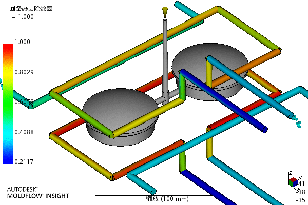 端盖注塑成型工艺及模具设计-含模流